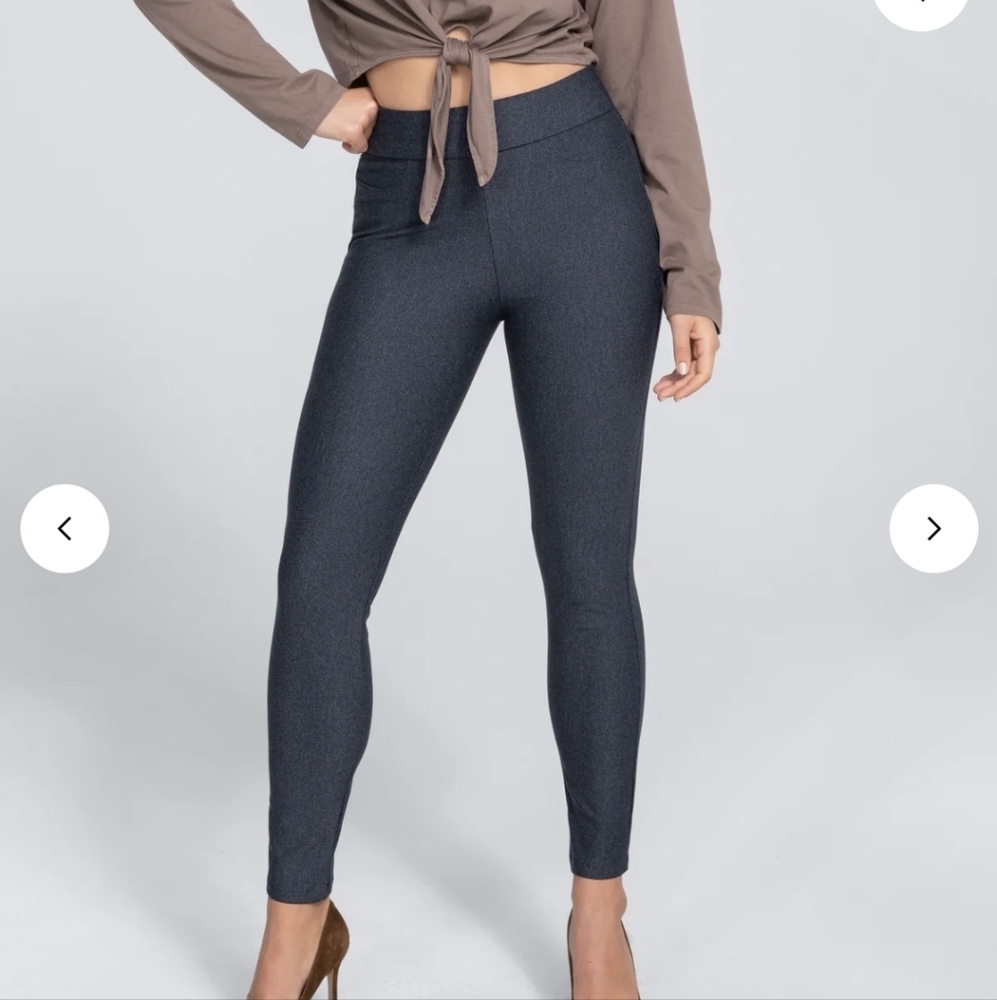 HoneyLove EverReady Blue‎ Elastic Leggings Pants Women's Size Medium